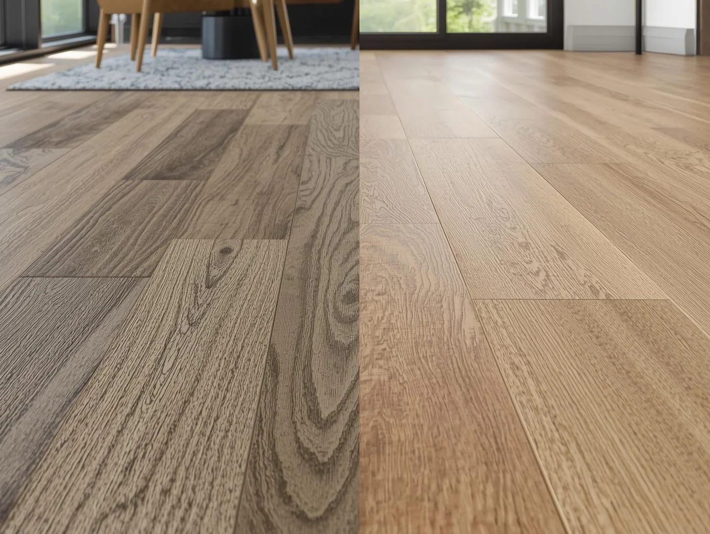 hybrid flooring vs engineered timber flooring