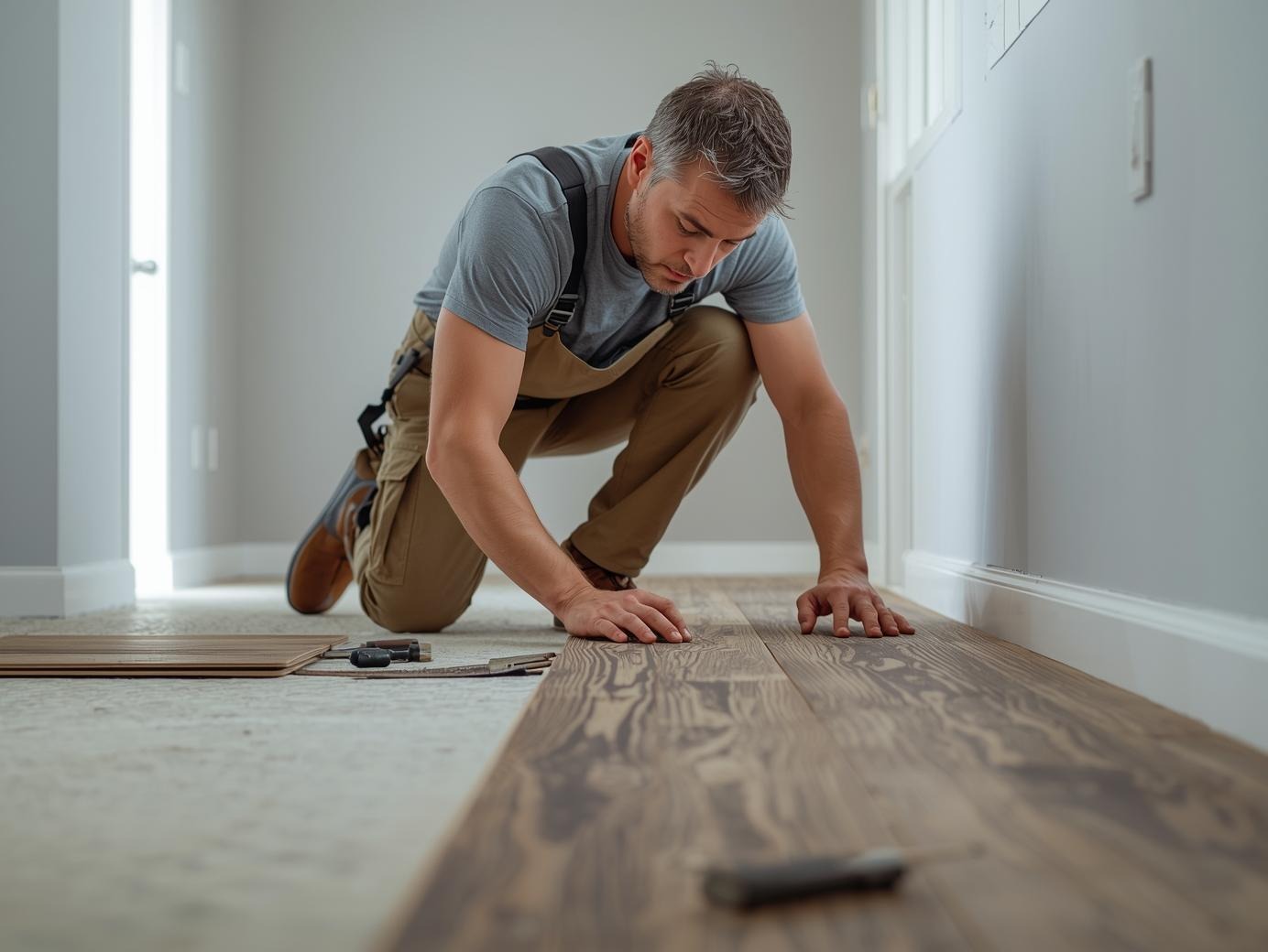 Hybrid Flooring Laying and Installation
