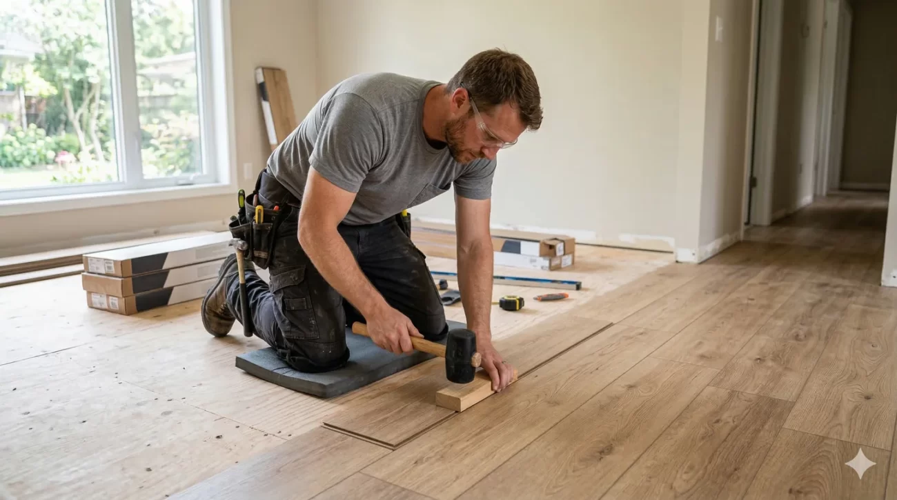 Common mistakes when installing hybrid flooring